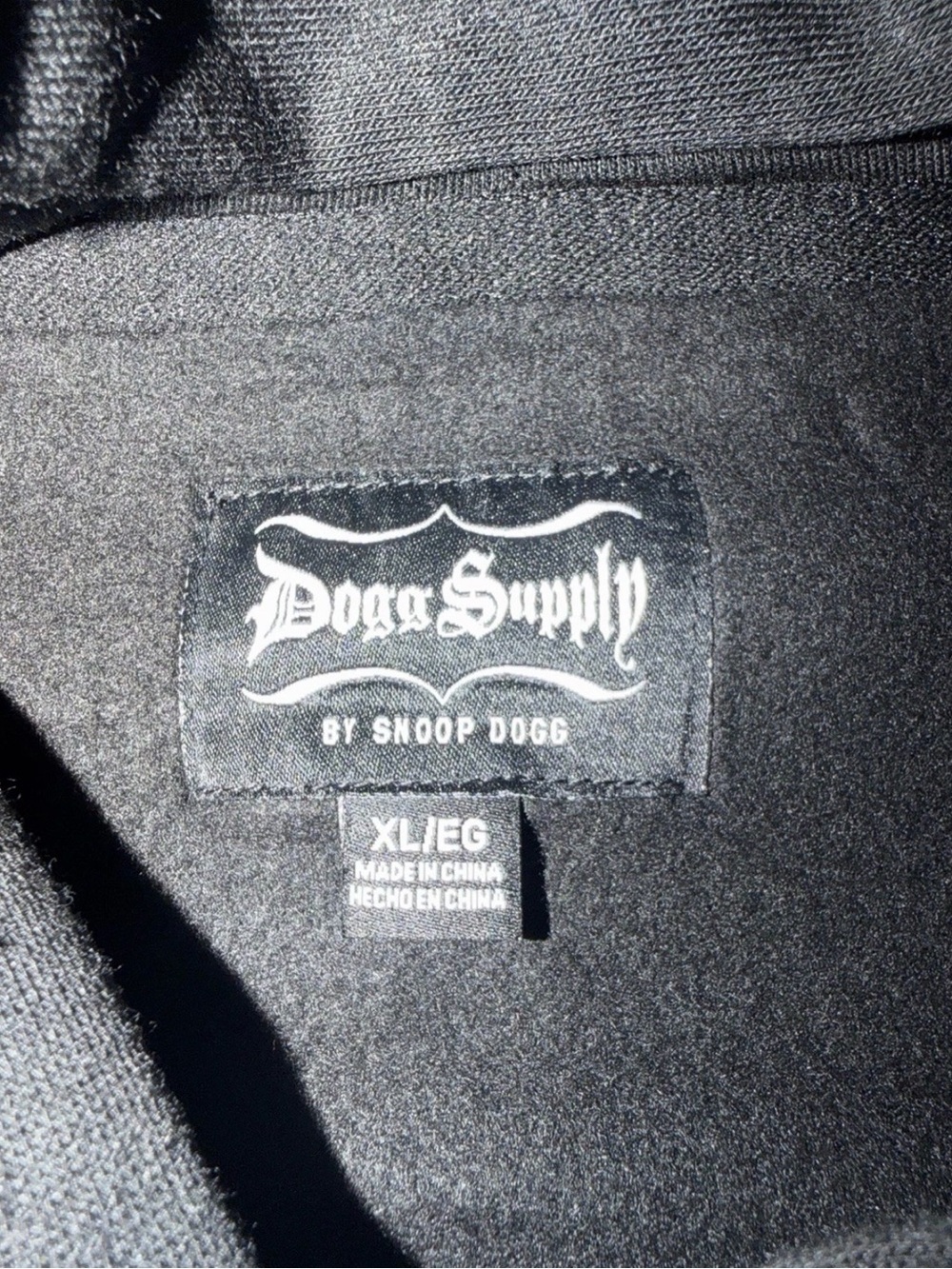 Mens Black Hoodie Dog Supply Drop It Like It Hot Pullover By Snoop Dog Size XL - Picture 2 of 3